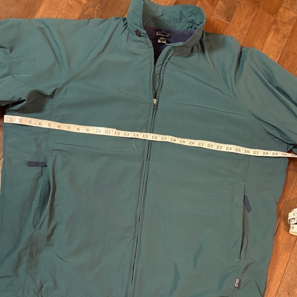 Vintage Patagonia Men's Green Retro Windbreaker Fleece Lining Jacket Coat - Picture 5 of 11